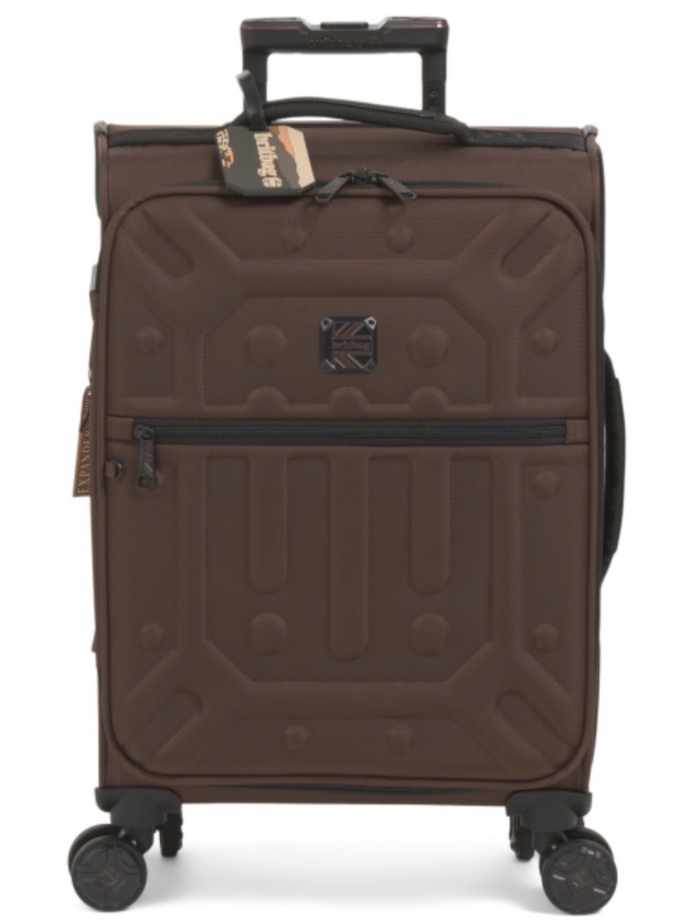 BRITBAG Brown Hardside 22in Carry-On Spinner Suitcase